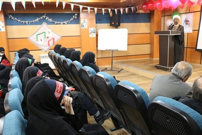 مراسم جشن با حضور و سخنرانی مدیر کل تبلیغات اسلامی اصفهان برگزار شد
