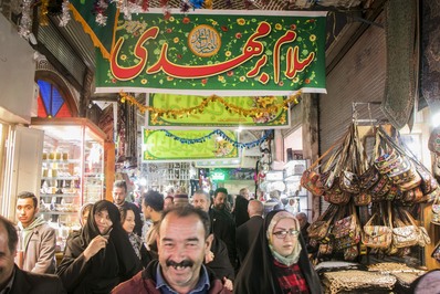 آذین بندی شهر تبریز به مناسبت نیمه شعبان