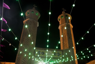 آذین بندی شهر تبریز به مناسبت نیمه شعبان