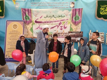 جنگ شادی و نشاط معنوی ویژه کودکان و نونهالان مهدوی برگزار شد
