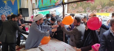 موکب پذیرایی از منتظران حضرت ولیعصر(عج) با عنوان لبخند کوثر برپاشد