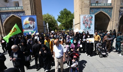 راهپیمایی حماسی مردم اصفهان در روز جهانی قدس