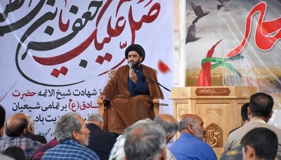 قافله عزاداری سالروز شهادت امام صادق (ع) در دولت آباد اصفهان