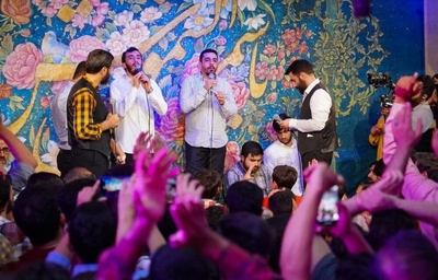 جشن میلاد امام رضا علیه السلام در هیئت فدائیان حسین اصفهان