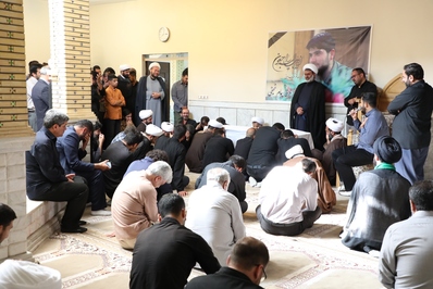 مراسم وداع، تشییع طلبه جهادی پیام نجفی