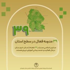 گزارش آماری به روایت اعداد و ارقام از مدارس صدرا خوزستان