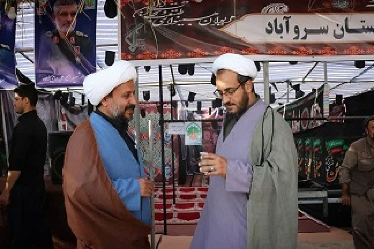 بازدید مدیرکل و مسئولان سازمان تبلیغات از موکب‌های مرز باشماق