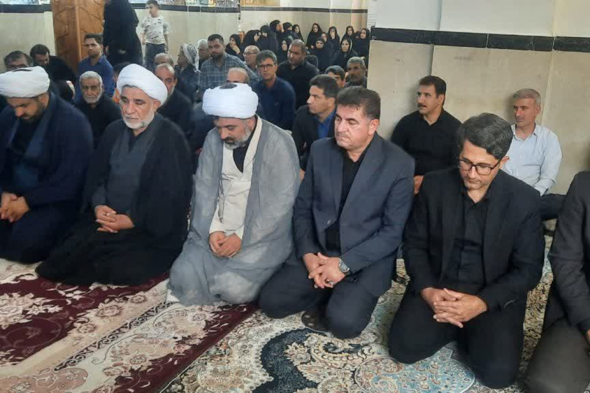 برگزاری مراسم عزاداری و سوگواری سالروز شهادت امام رضا علیه السلام در صحن مطهر امامزاده سید سیف الدین محمد ( ع) دهستان ارمو شهرستان دره‌شهر