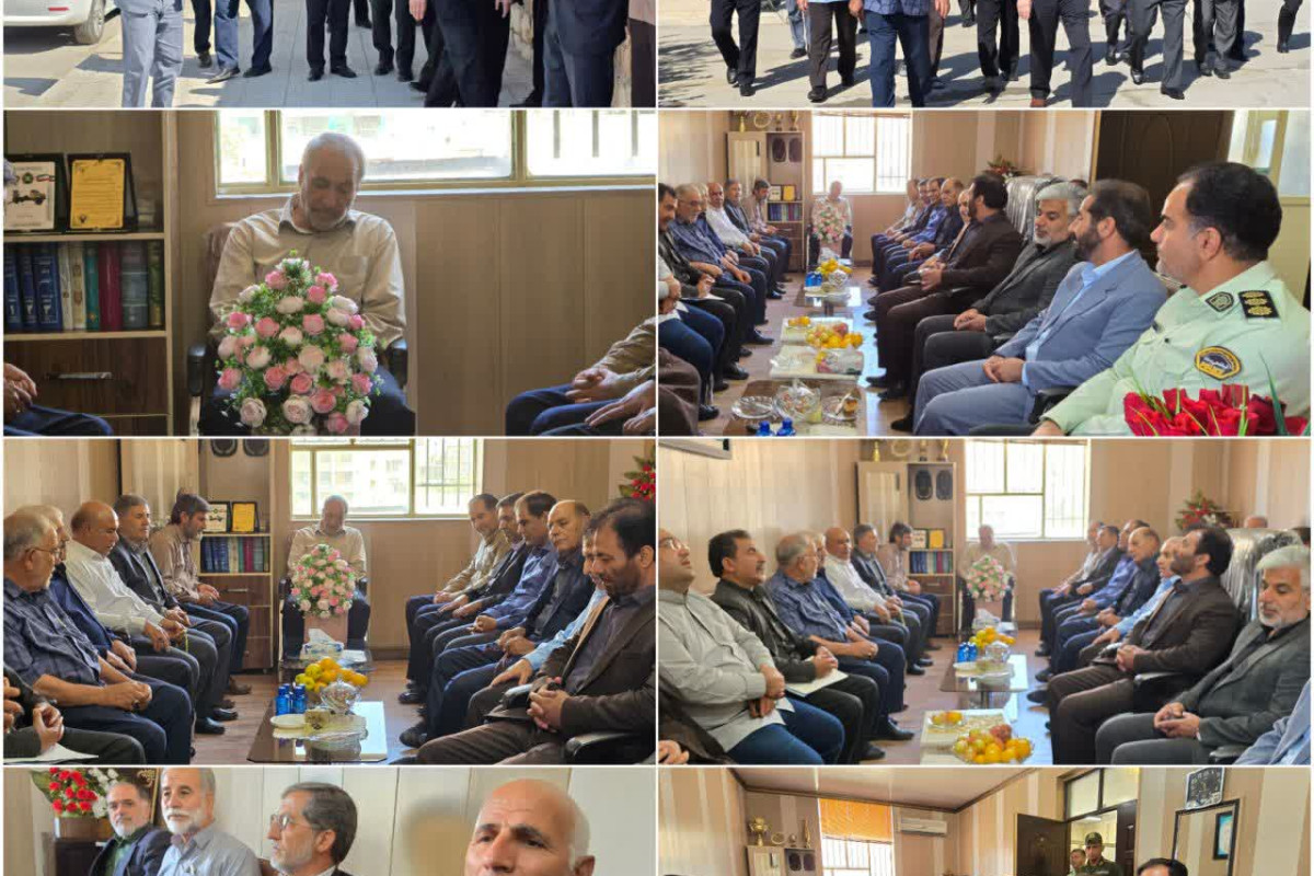 دیدار بزرگان و معتمدین شهرستان سرپلذهاب  با فرماندهی انتظامی شهرستان