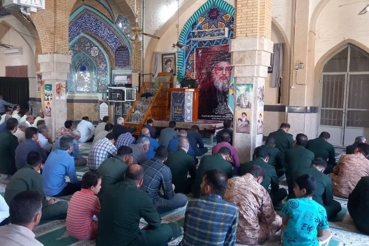 گرامیداشت  هفته دفاع مقدس در شهرستان صحنه