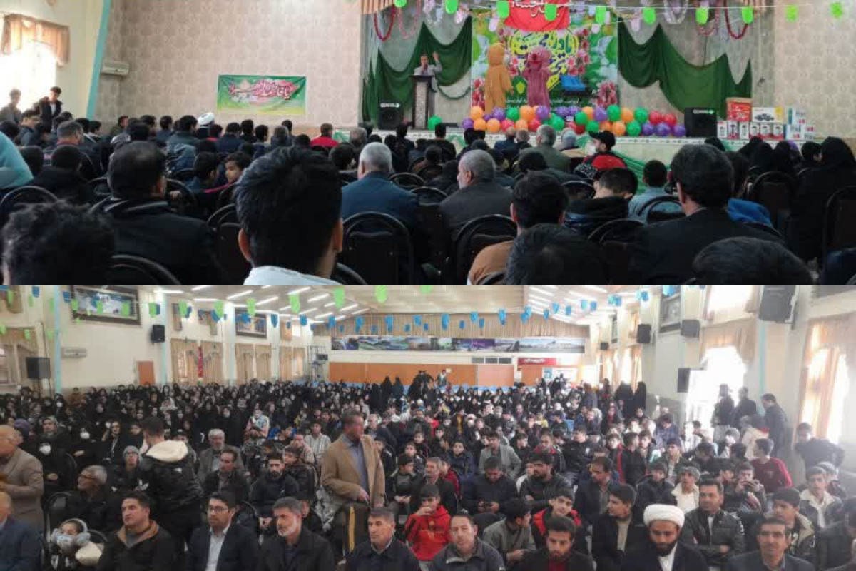 جشن باشکوه ولادت حضرت زهرا (س) در شهرستان هرسین با محوریت جهاد تبیین و اهدای جوایز برگزار شد