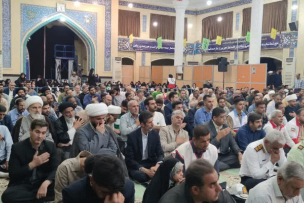 برگزاری مراسم سالگرد شهادت آیت‌الله رئیسی در آبادان