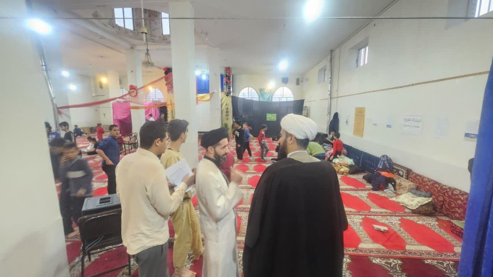 حضور مدیرکل تبلیغات اسلامی در جمع معتکفین اردلی