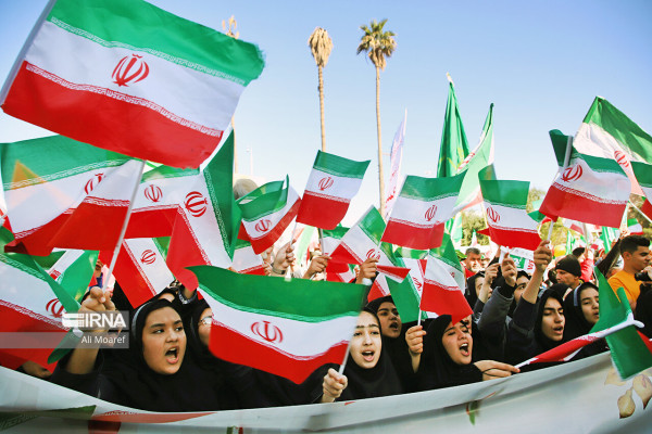 خوزستان در راهپیمایی ۲۲ بهمن، اقتدار ملی را فریاد می‌زند