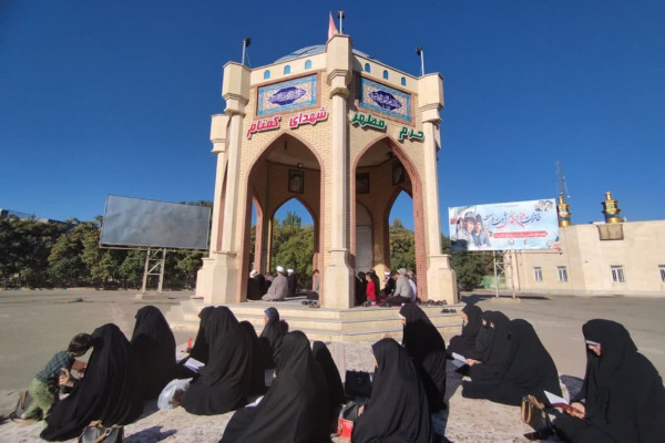 مراسم زیارت عاشورا پرسنل اداره کل استان زنجان برگزار شد