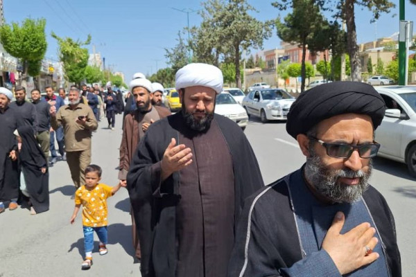 مراسم دسته روی شهادت امام صادق ع در یاسوج برگزار شد