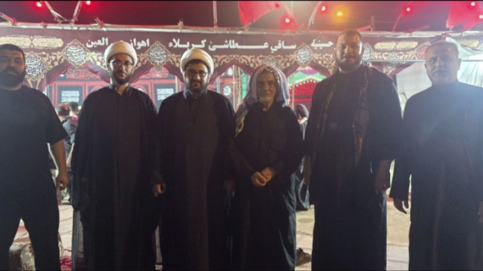 بازدید رئیس اداره تبلیغات اهواز از مواکب عین دو