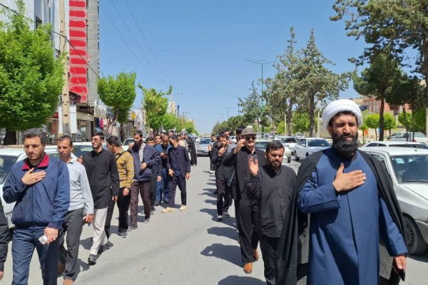 مراسم دسته روی شهادت امام صادق ع در یاسوج برگزار شد