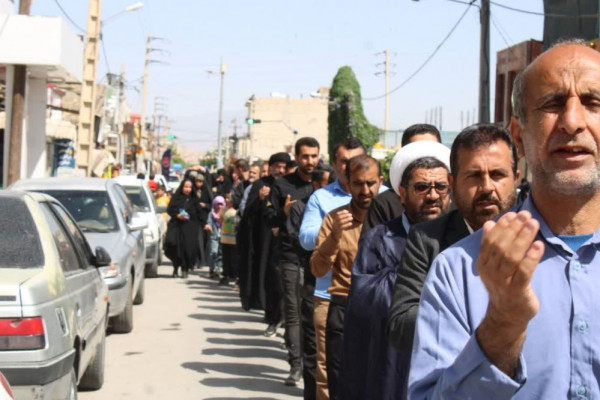 مراسم دسته روی شهادت امام صادق ع در یاسوج برگزار شد
