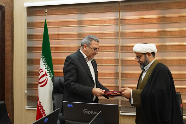 امضای تفاهم نامه اداره کل تبلیغات اسلامی خوزستان و راه آهن جنوب