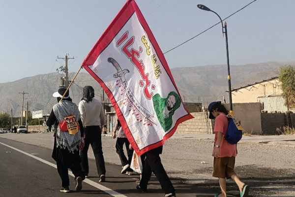 برگزاری همایش پیاده روی ۱۵کیلومتری جامانده اربعین حسینی در شهرستان دره‌شهر