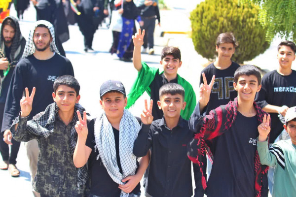 مراسم پیاده روی جاماندگان اربعین در یاسوج برگزار شد