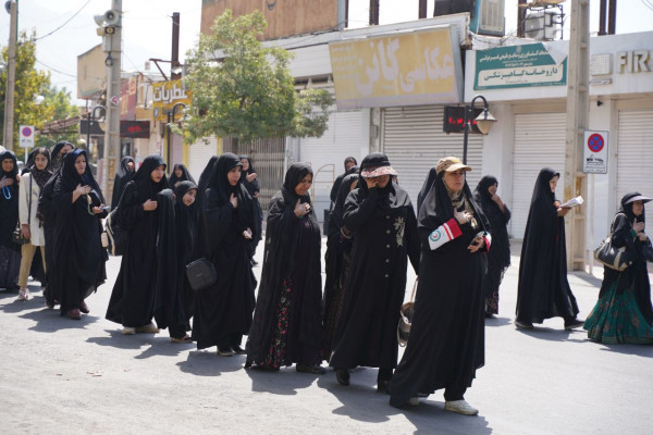 دسته روی عزاداری در ماتم پیامبر و امام حسن علیه سلام برگزار شد
