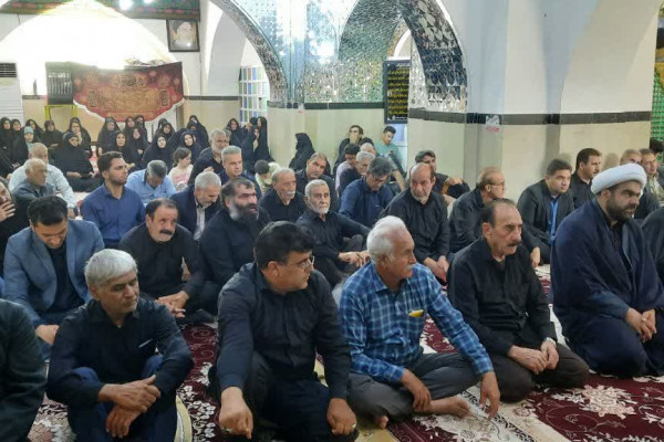 برگزاری مراسم عزاداری و سوگواری سالروز شهادت امام رضا علیه السلام در صحن مطهر امامزاده سید سیف الدین محمد ( ع) دهستان ارمو شهرستان دره‌شهر