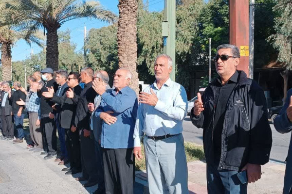 برگزاری مراسم دستجات عزاداری در شهرستان مهران