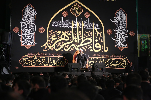 مراسم شهادت حضرت زهرا س در حسینیه معرفت اصفهان با حضور کربلایی حسین ستوده