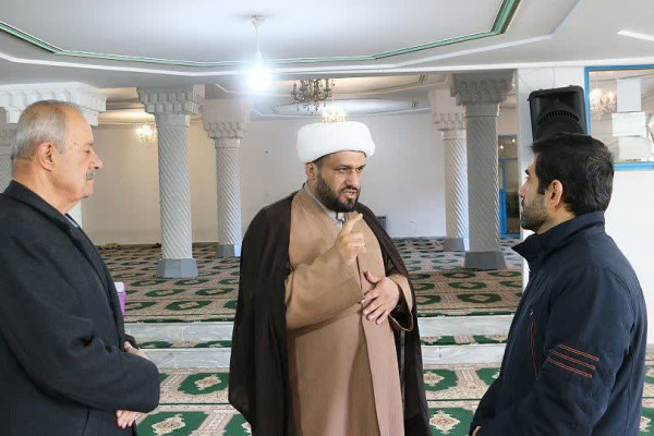 بازدید مدیرکل تبلیغات اسلامی کردستان از مسجد جامع سنندج