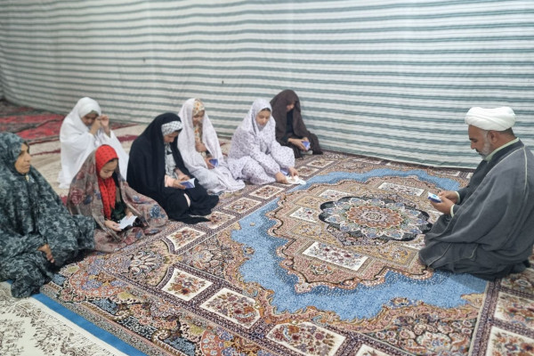 تجلی آیات منتخب نهضت زندگی با آیه ها در اعتکاف شهرستان بدره