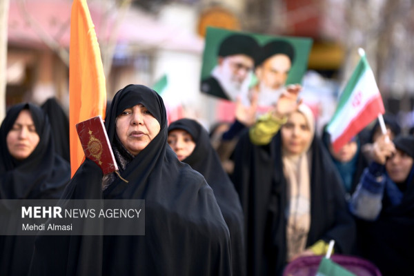 خیزش زنجانی ها در محکومیت اقدامات اغتشاشگران