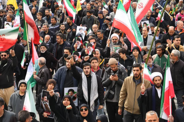 خروش عاشقان قدس در میدان ۱۵ خرداد