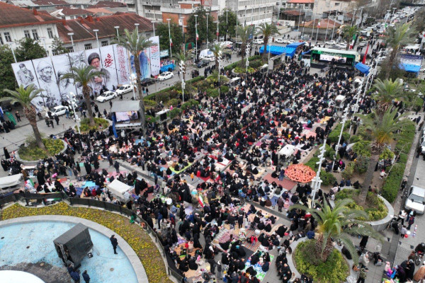 تحویل سال خیابانی در رشت
