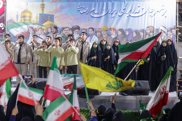تجمع شبانه مردمی «لبیک یا امام» بوشهر