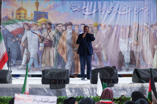 تجمع شبانه مردمی «لبیک یا امام» بوشهر