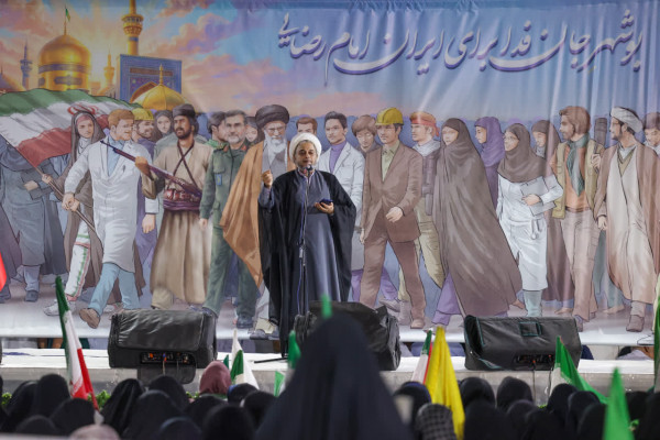 تجمع شبانه مردمی «لبیک یا امام» بوشهر