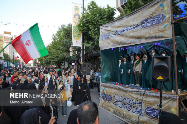 جشن بزرگ کیلومتری عید سعید غدیر در زنجان برگزار شد