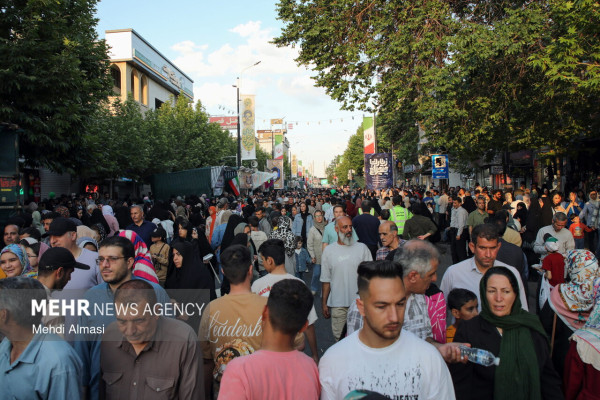 جشن بزرگ کیلومتری عید سعید غدیر در زنجان برگزار شد