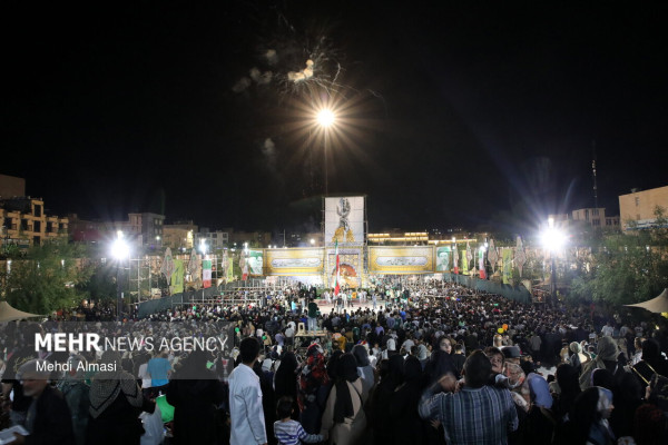 جشن بزرگ کیلومتری عید سعید غدیر در زنجان برگزار شد