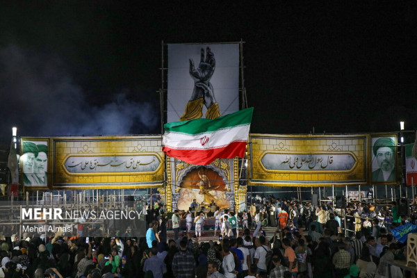 جشن بزرگ کیلومتری عید سعید غدیر در زنجان برگزار شد