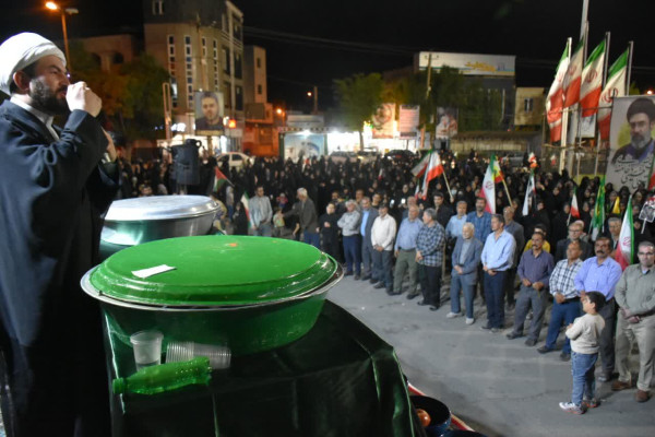 سریش‌آباد میزبان آیین طشت‌گذاری شد