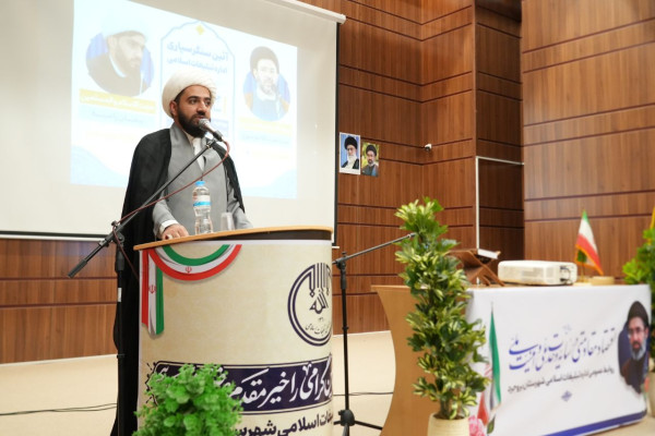 آئین سنگر سپاری مدیر اداره تبلیغات اسلامی شهرستان بروجرد