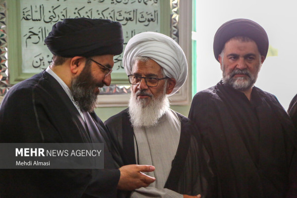 مراسم یادبود آیت‌الله شبیری زنجانی در زنجان