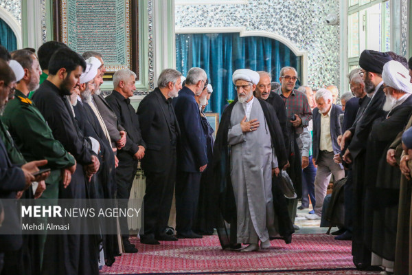 مراسم یادبود آیت‌الله شبیری زنجانی در زنجان
