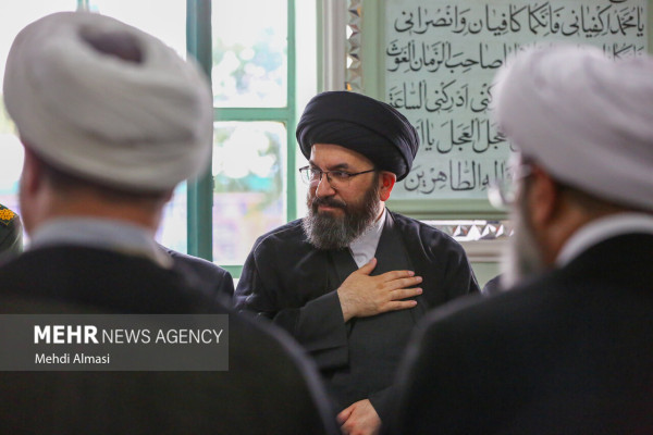 مراسم یادبود آیت‌الله شبیری زنجانی در زنجان