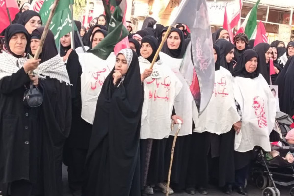حضور هیئات مذهبی شهرستان مهران در مراسم اجتماع جان فدایان ایران