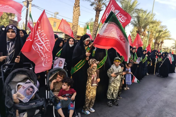 حضور هیئات مذهبی شهرستان مهران در مراسم اجتماع جان فدایان ایران