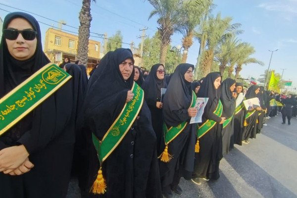 حضور هیئات مذهبی شهرستان مهران در مراسم اجتماع جان فدایان ایران